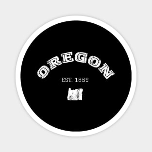 Oregon State 1859 Retro USA Pride Magnet